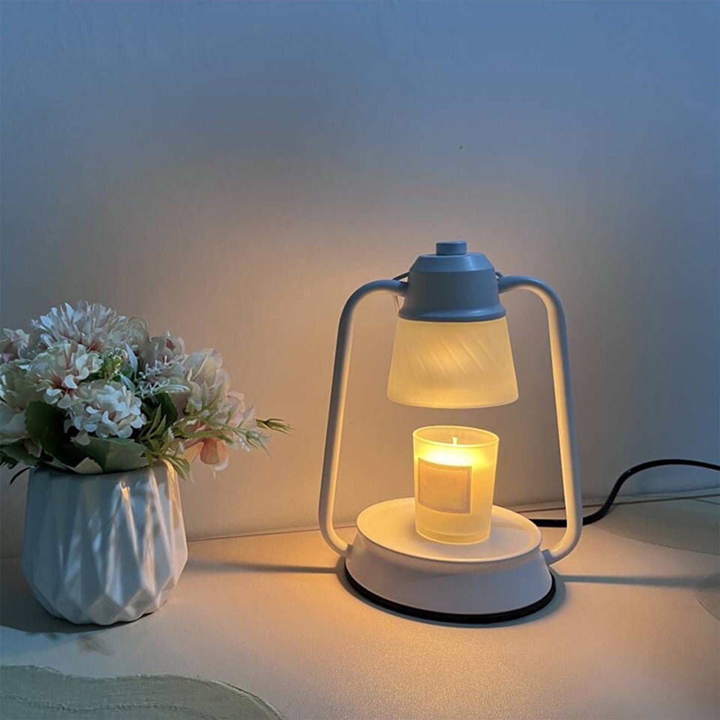 Candle Warmer Lamp – 4 Styles: Modern 3-Arm or Vintage 2-Arm (Black or White)