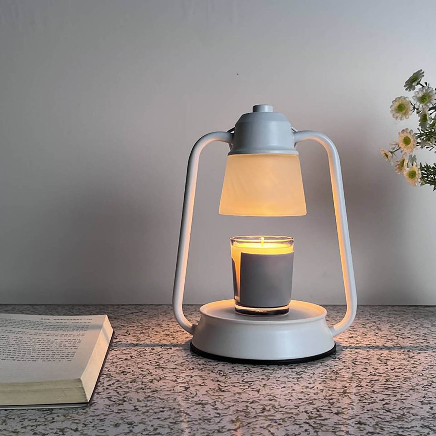 Candle Warmer Lamp – 4 Styles: Modern 3-Arm or Vintage 2-Arm (Black or White)